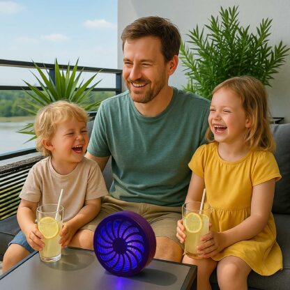 Pułapka Na Muchy Komary Muszki Lampa Owady Owadobójcza Odstraszacz UV - obrazek 4