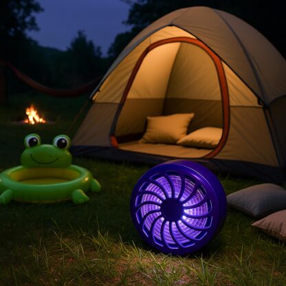 Pułapka Na Muchy Komary Muszki Lampa Owady Owadobójcza Odstraszacz UV - obrazek 5