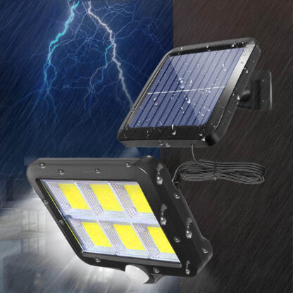 Lampa Solarna LED Ogrodowa Zewnętrzna z Czujnikiem Ruchu Zmierzchu Kinkiet - obrazek 14