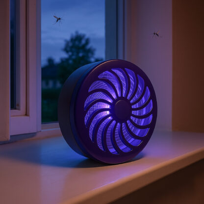 Pułapka Na Muchy Komary Muszki Lampa Owady Owadobójcza Odstraszacz UV - obrazek 3