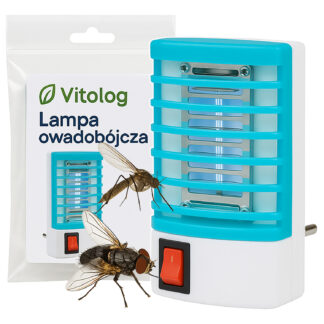Lampa Owadobójcza UV na Owady Muchy Komary Osy Elektryczna Łapka Pułapka
