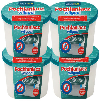 4x Pochłaniacz Wilgoci Osuszacz Powietrza Wilgotności do Domu Łazienki Auta