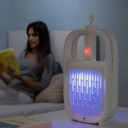 Lampa owadobójcza UV elektryczna łapka muchołapka na muchy owady komary - obrazek 6