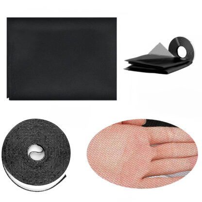 4 szt Moskitiera Siatka na Okno Okienna Komary Owady Przeciw Owadom 130x150 - obrazek 14